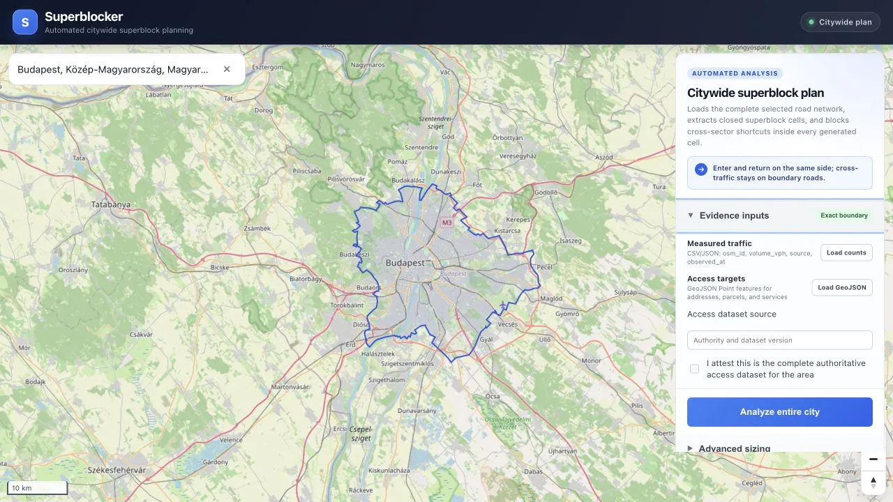 Exact boundary and evidence input controls